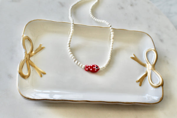 ceramic fish necklace༄ - Lily Lough 