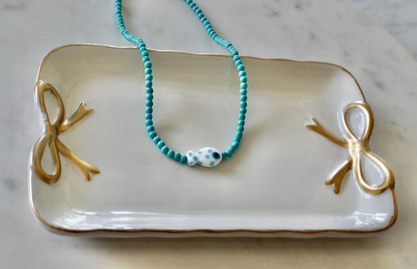 ceramic fish necklace༄ - Lily Lough 