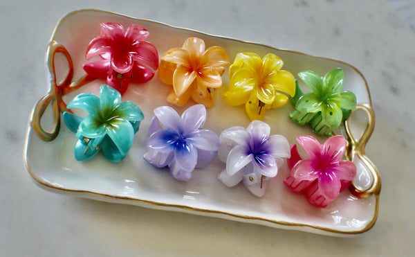 medium flower hair clips༄ - Lily Lough 
