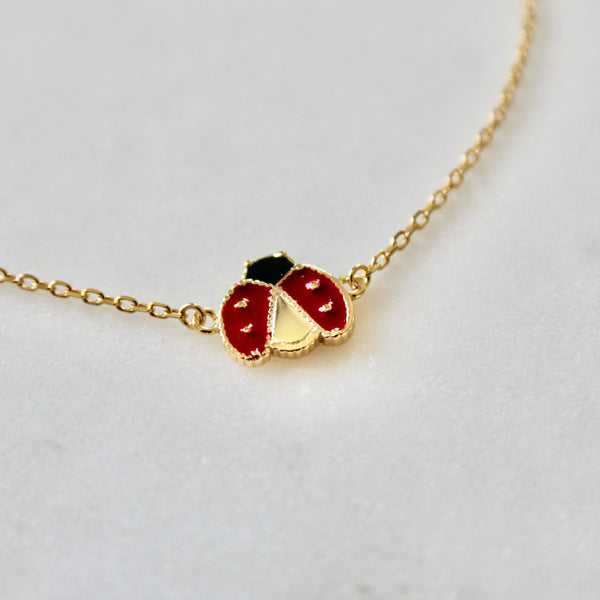 Lady bug bracelet