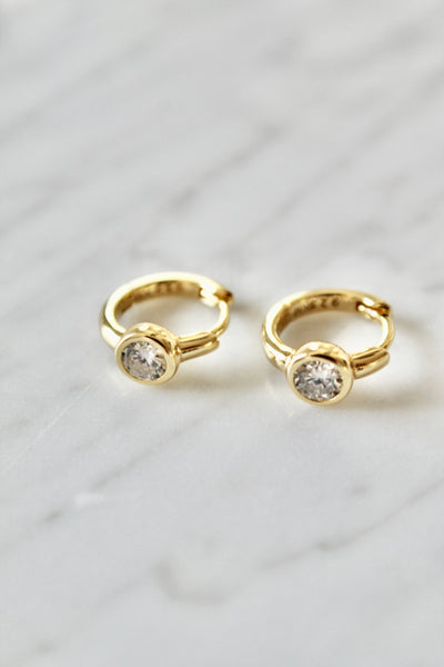 Isabella moissanite earrings