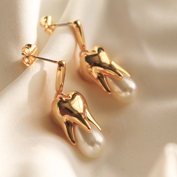 Teeth earrings