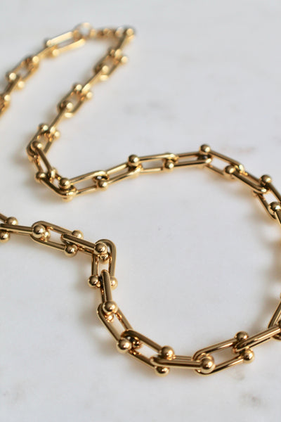 Hardware chain necklace