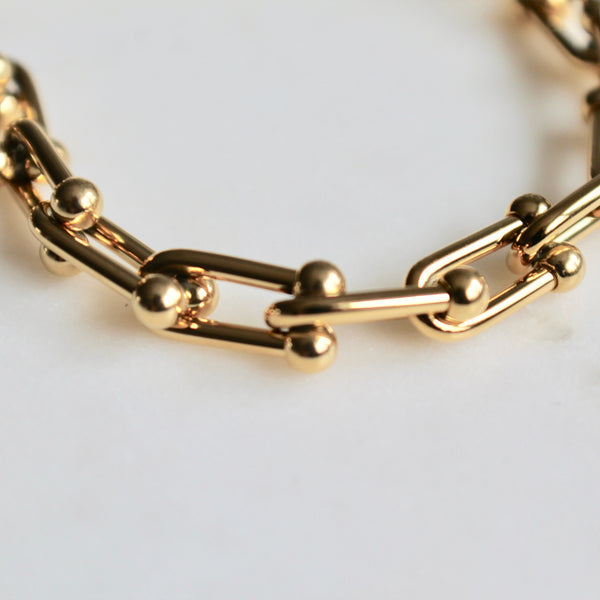 Hardware chain necklace