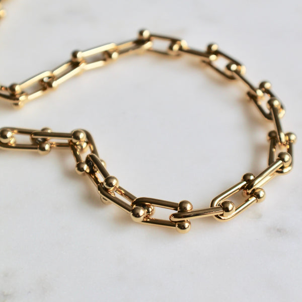 Hardware chain necklace