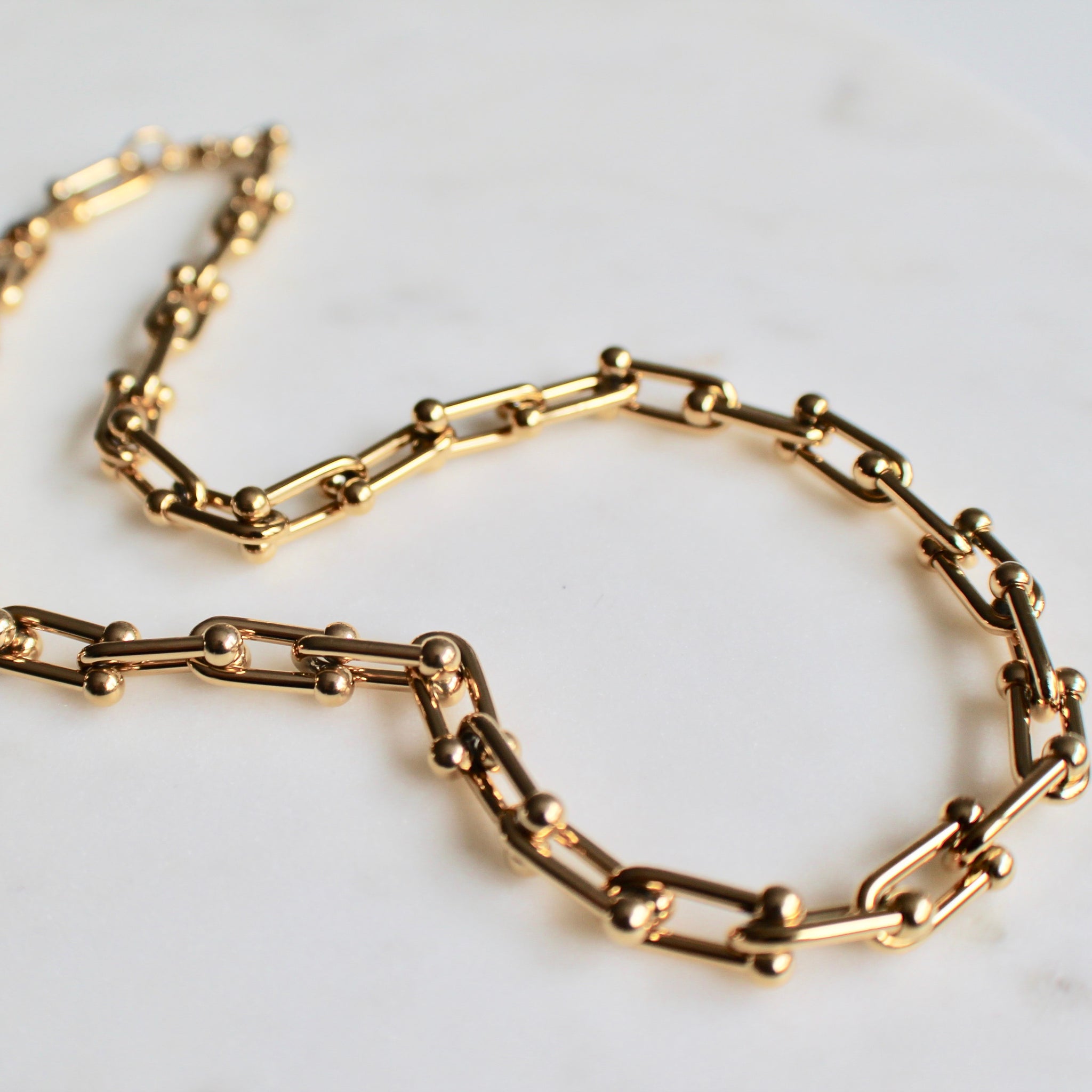 Hardware chain necklace