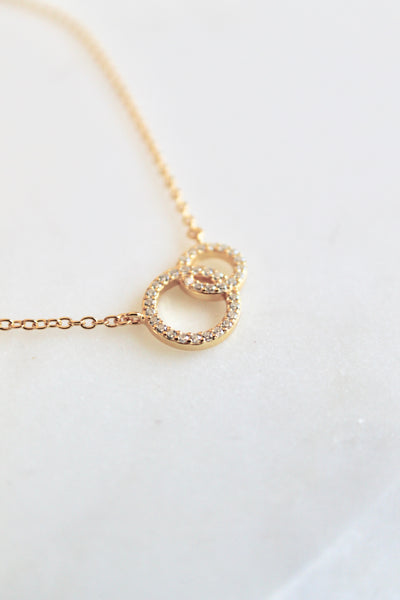 Mother daughter necklace