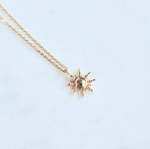 Sun necklace - Lily Lough Jewelry