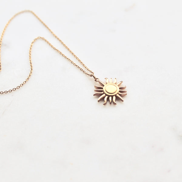 Sun necklace - Lily Lough Jewelry