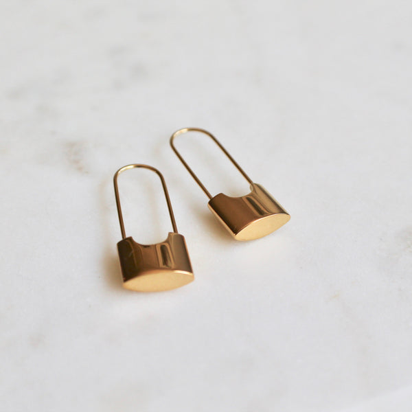 Cecilia gold earrings - Lily Lough Jewelry