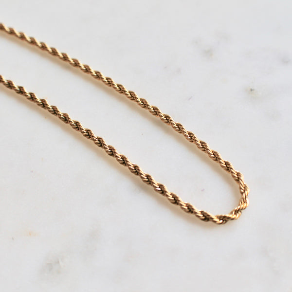 2mm twisted rope chain necklace - Lily Lough Jewelry