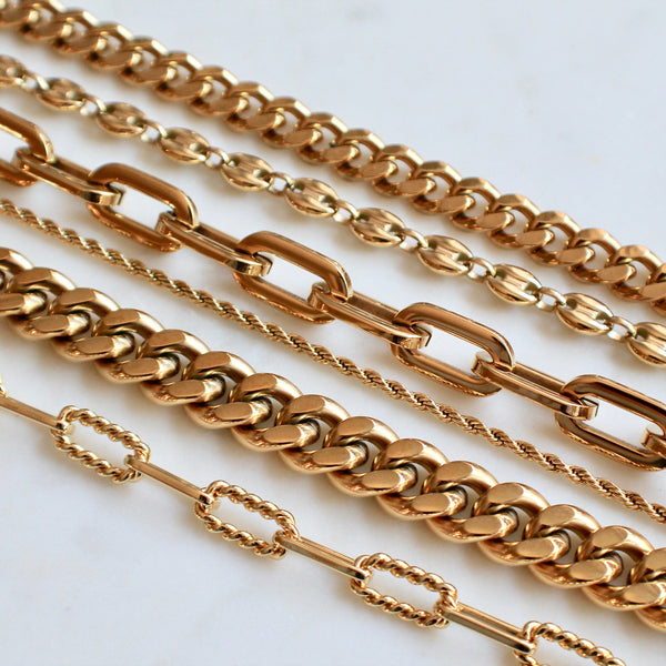 Alexandra gold chain necklace - Lily Lough Jewelry