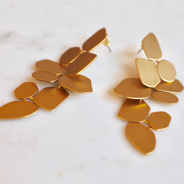 Convertible leaf earrings - Lily Lough Jewelry