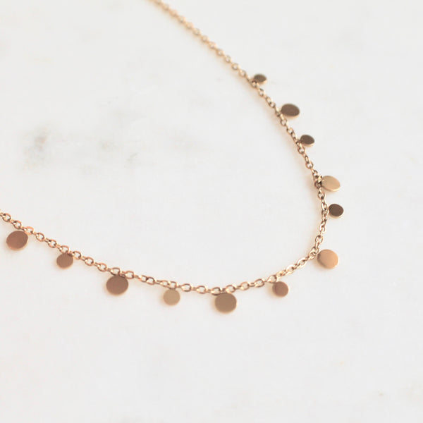 Circle charms necklace - Lily Lough Jewelry