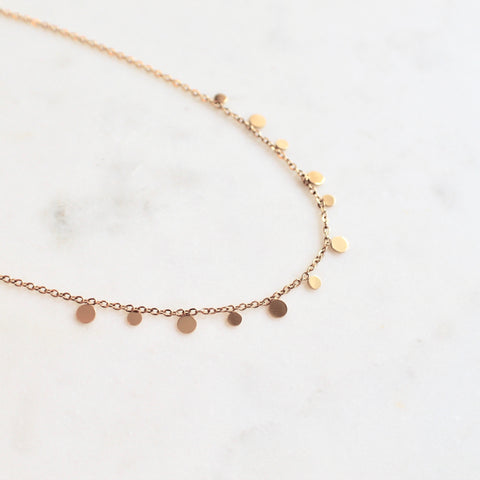 Circle charms necklace - Lily Lough Jewelry