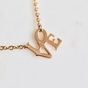 LOVE necklace - Lily Lough Jewelry