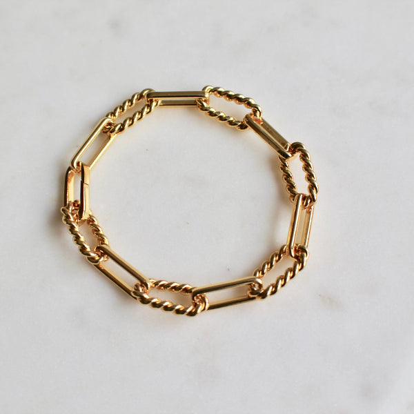 Alexandra gold bracelet - Lily Lough Jewelry