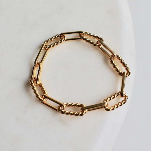 Alexandra gold bracelet - Lily Lough Jewelry