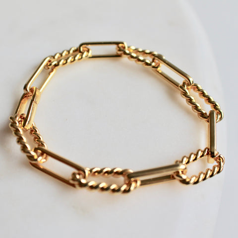 Alexandra gold bracelet - Lily Lough Jewelry