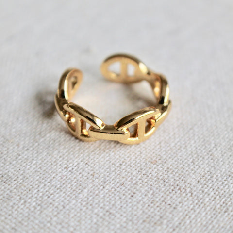 Lisa chain ring - Lily Lough Jewelry