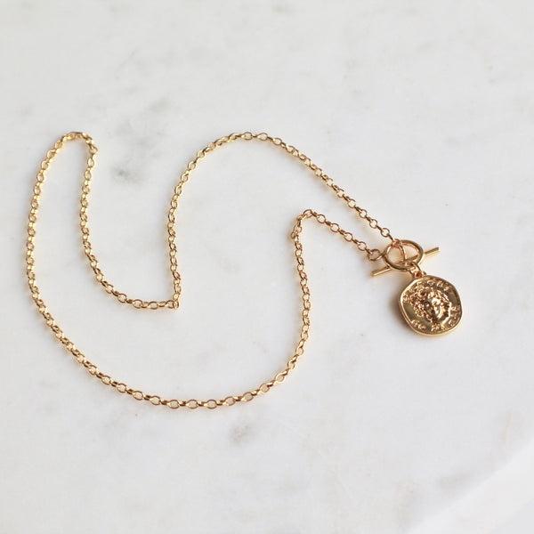 Medusa coin necklace - Lily Lough Jewelry