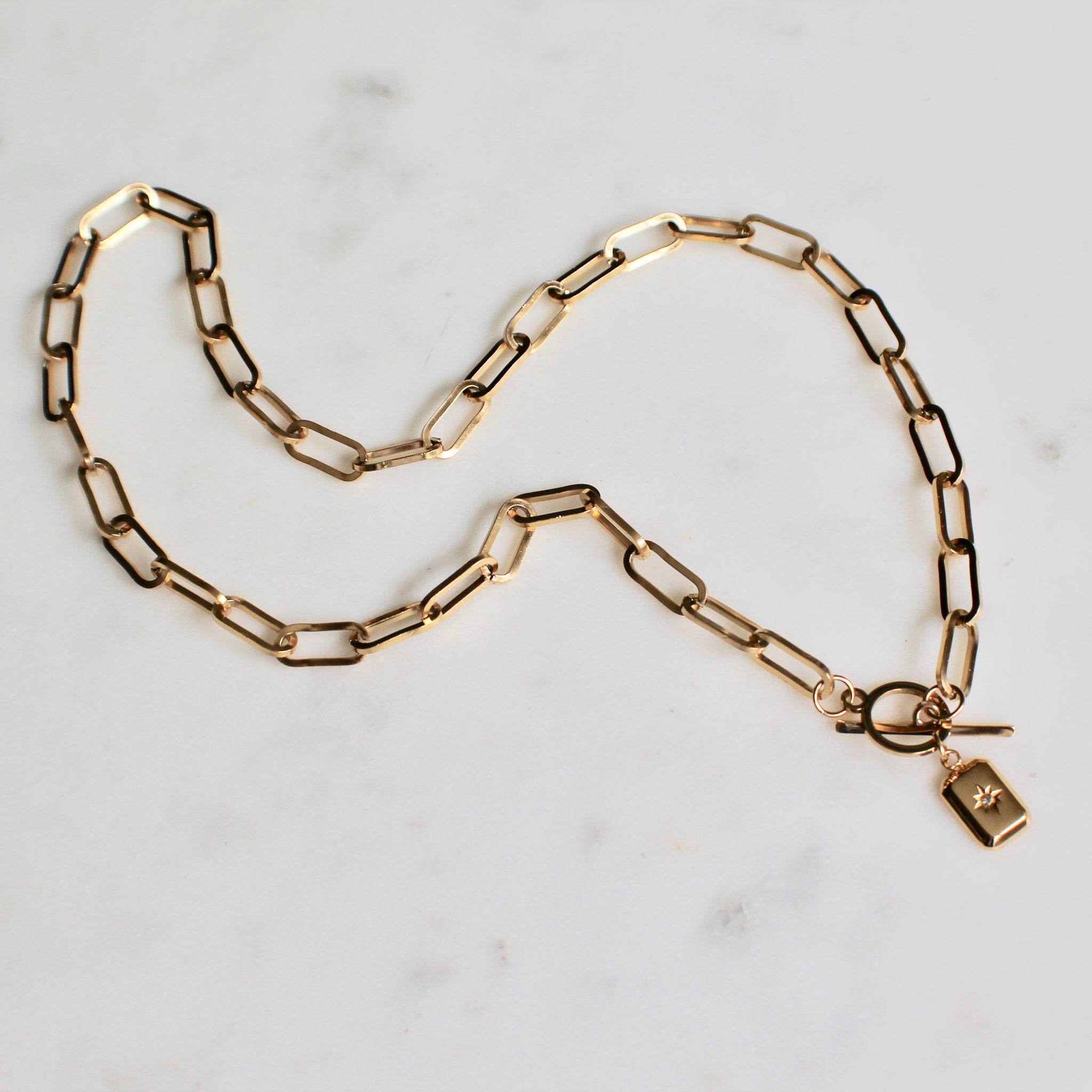 Margot gold chain pendant necklace - Lily Lough Jewelry
