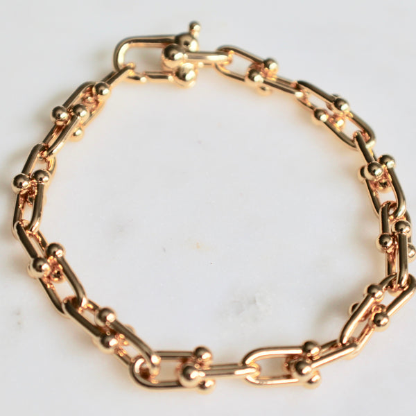 Hardware link bracelet - Lily Lough Jewelry