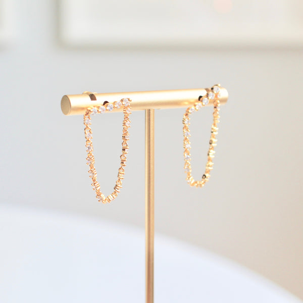 Ear climber post earrings - Lily Lough Jewelry