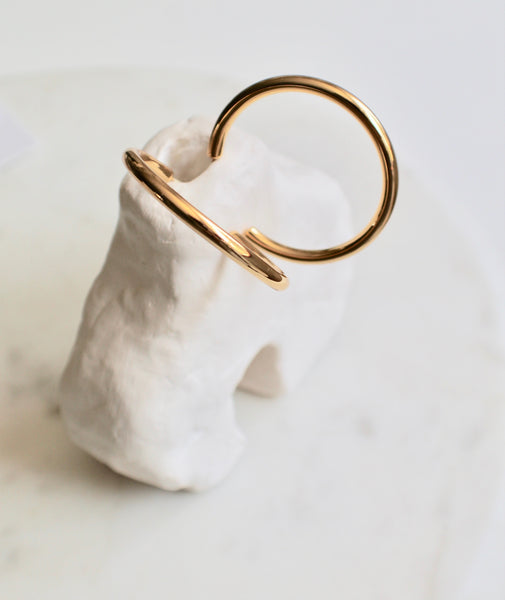 Classic gold hoops - Lily Lough Jewelry