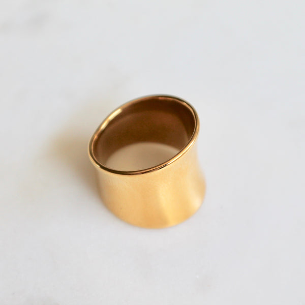 Gold signet ring - Lily Lough Jewelry