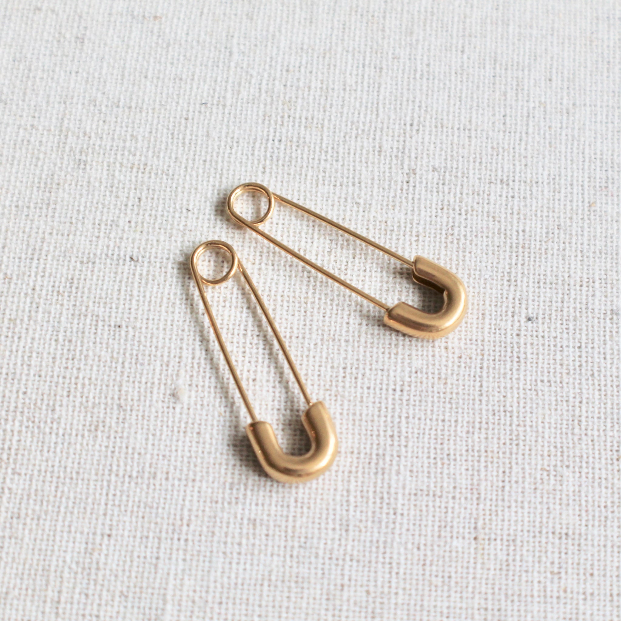 Safety pin earrings - Lily Lough Jewelry