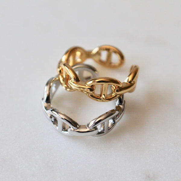 Lisa chain ring - Lily Lough Jewelry