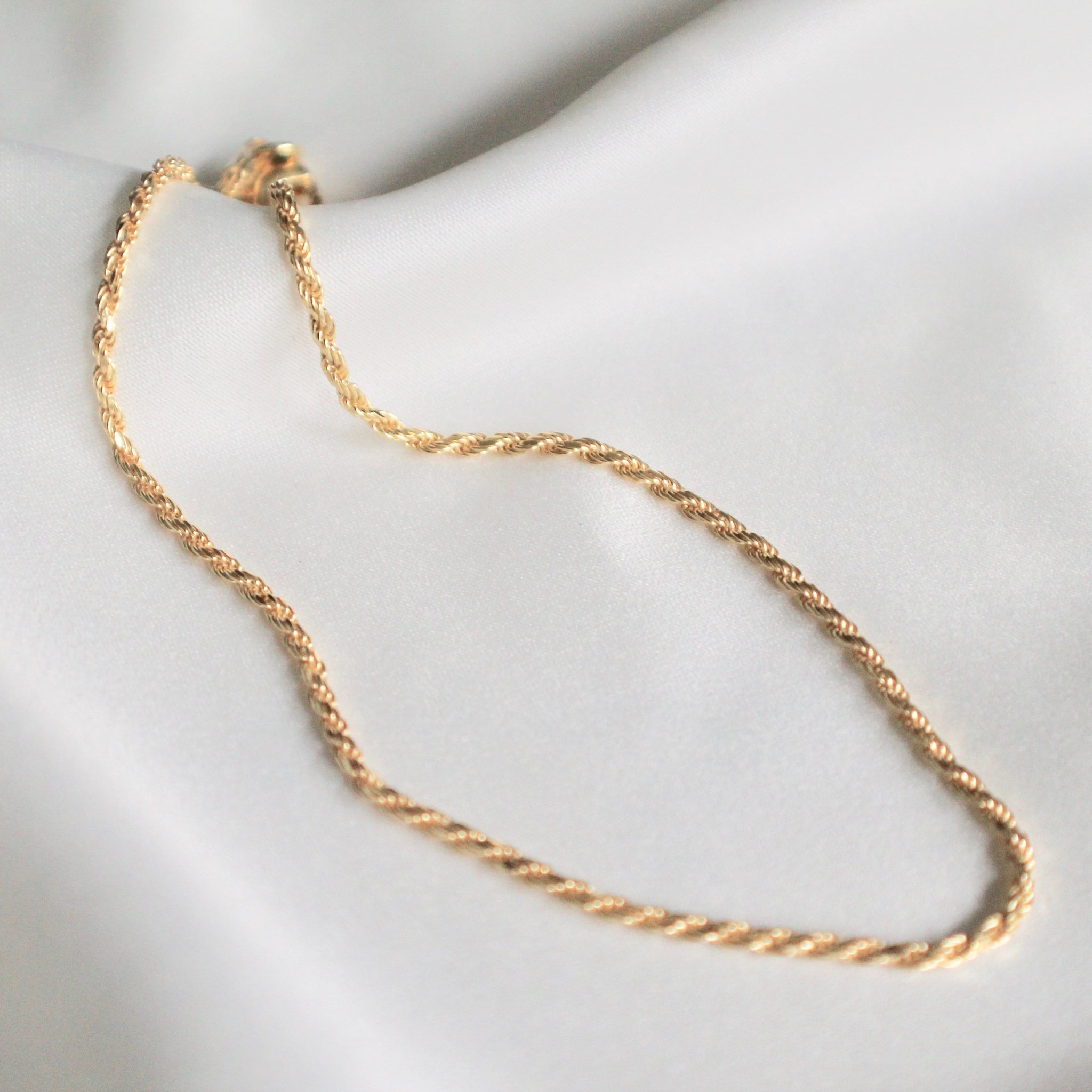 Rope ankle bracelet