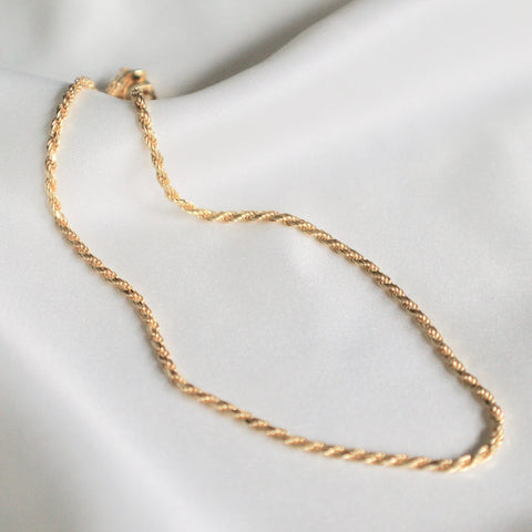 Rope ankle bracelet