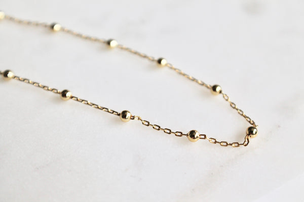 Ball chain necklace - Lily Lough Jewelry
