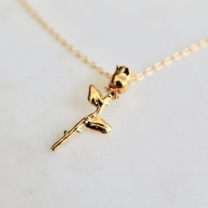 Rose pendant necklace - Lily Lough Jewelry